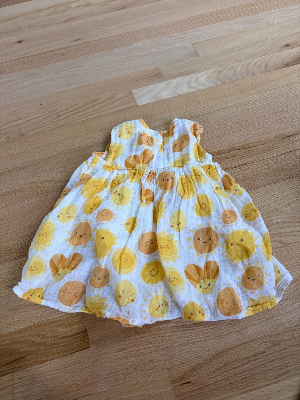 NWT Angel Dear Organic Cotton Muslin Sun Print Dress & Bloomer Set 18-24M - Picture 4 of 4